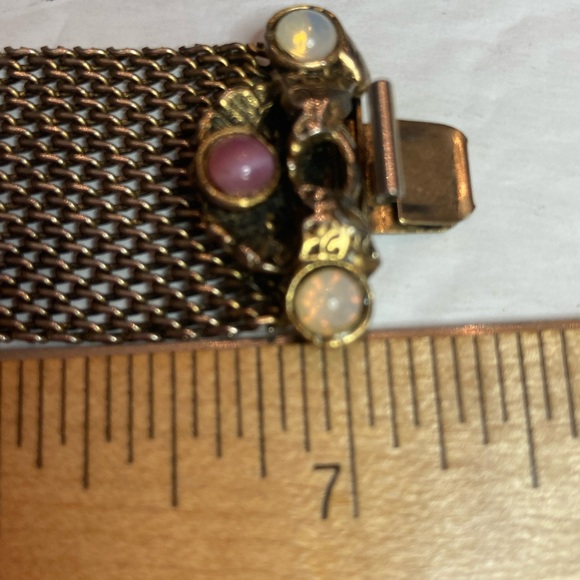 Vintage Victorian Revival Style Mesh Bracelet - Picture 10 of 10